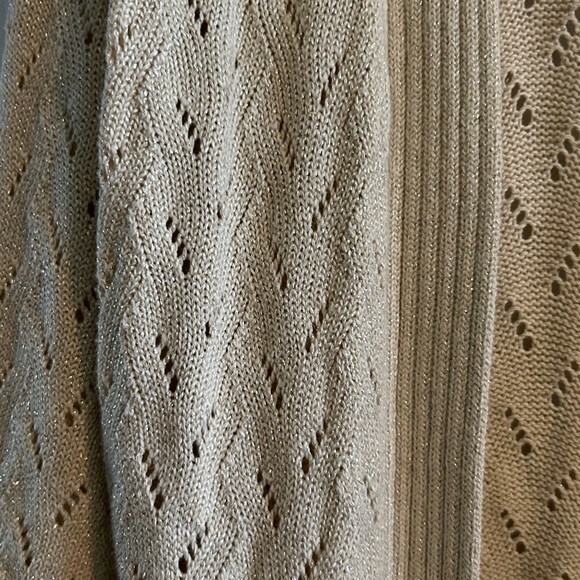 Cream/Gold Cardigan - Picture 2 of 3
